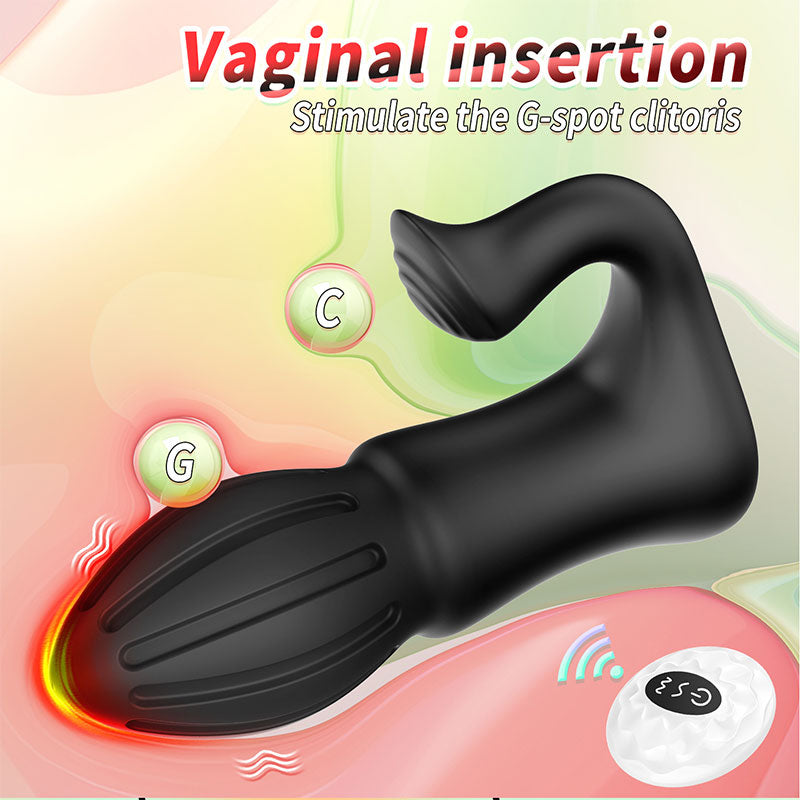 WONDEBLISS Rocket Dinosaur prostate massager G-spot and anal stimulation zones