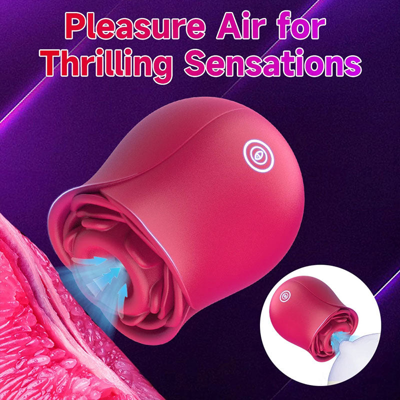 Wondebliss Rose 2-in-1 Suction Mode - Targeted Pressure, Multi-Frequency