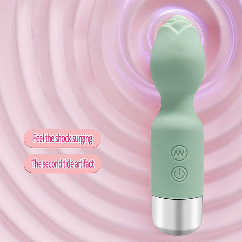 WONDEBLISS Rose Mini AV vibrator strong surge vibration power demonstration