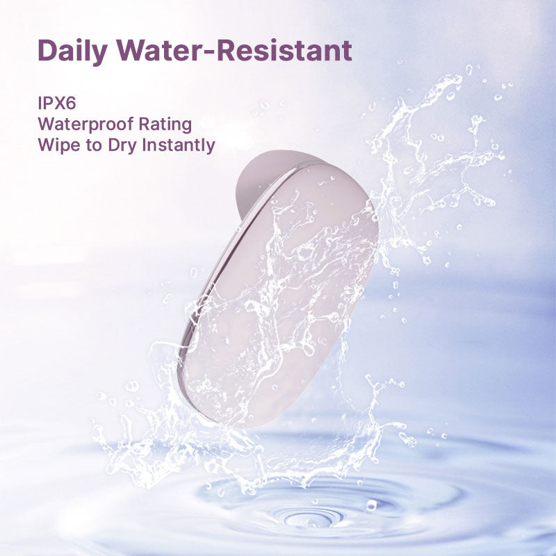 WONDEBLISS Samantha 2-in-1 clitoral stimulator IPX7 waterproof submersion test
