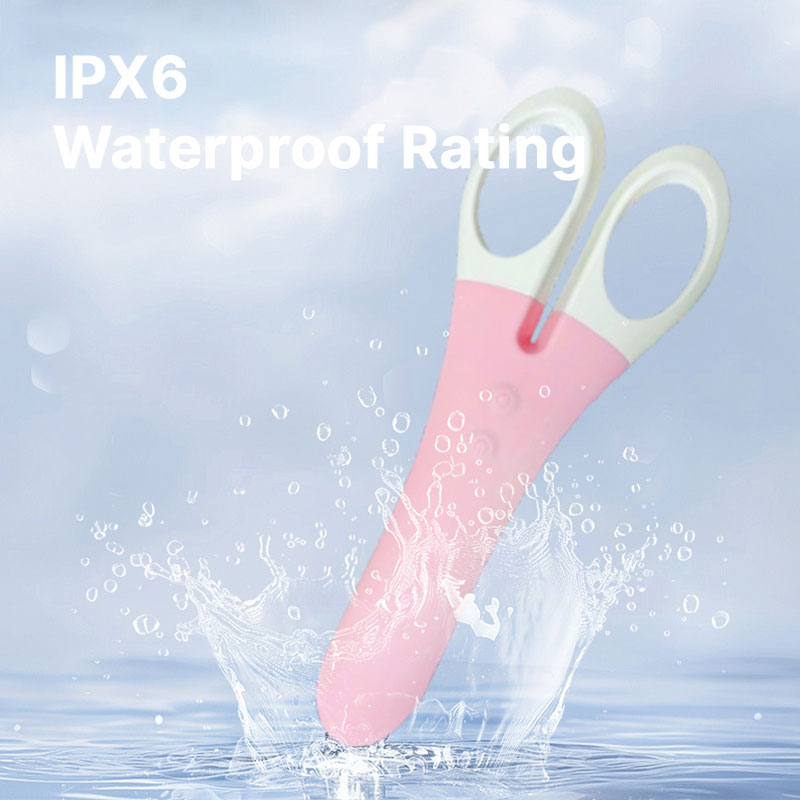 WONDEBLISS Scissor clitoral vibrator IPX6 waterproof splash-proof test