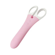 WONDEBLISS Scissor clitoral vibrator pink color main product photo