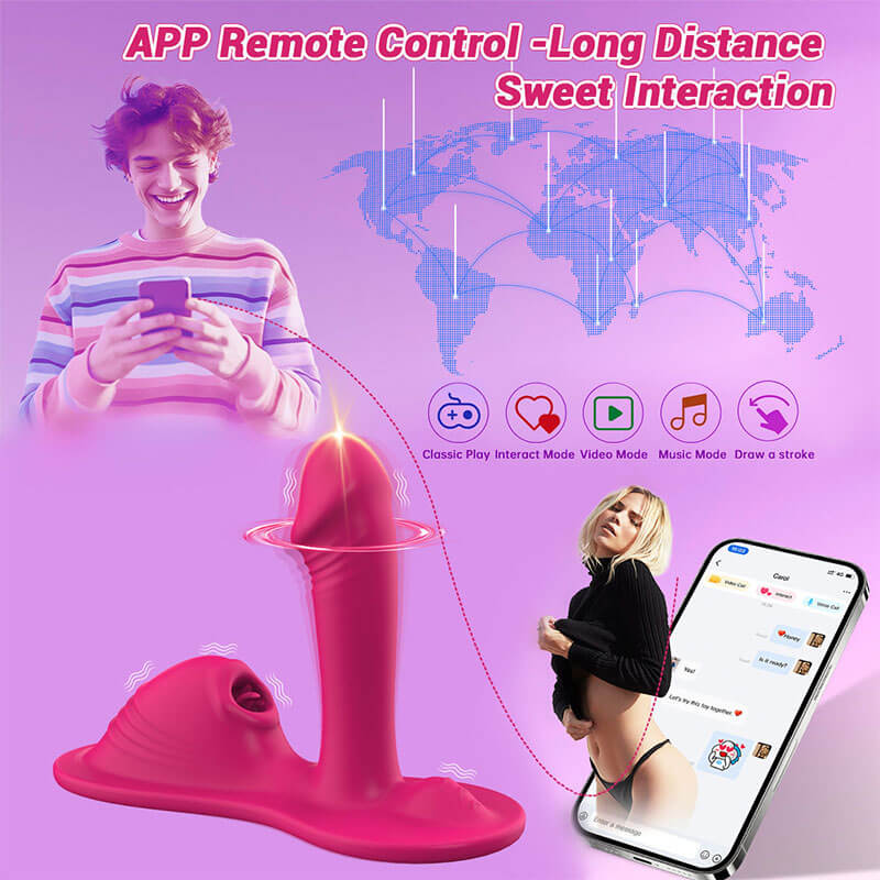 Wondebliss Cushion Vibrator smart APP operation interface