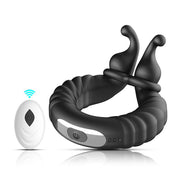 WONDEBLISS Snail vibrating cock ring remote control version main product photo
