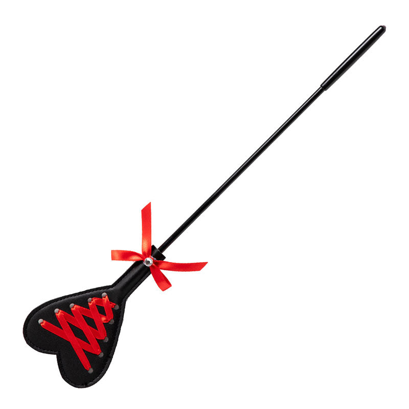 Wondebliss bow heart spanking paddle full product view