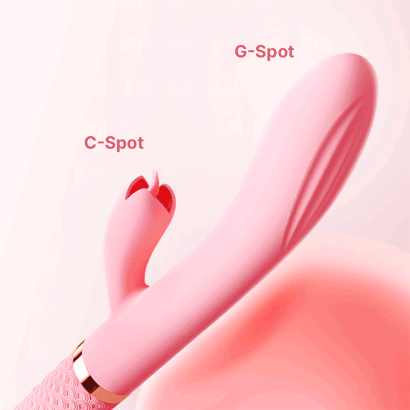 WONDEBLISS Summer Dream vibrator licking and vibration dual stimulation demonstration