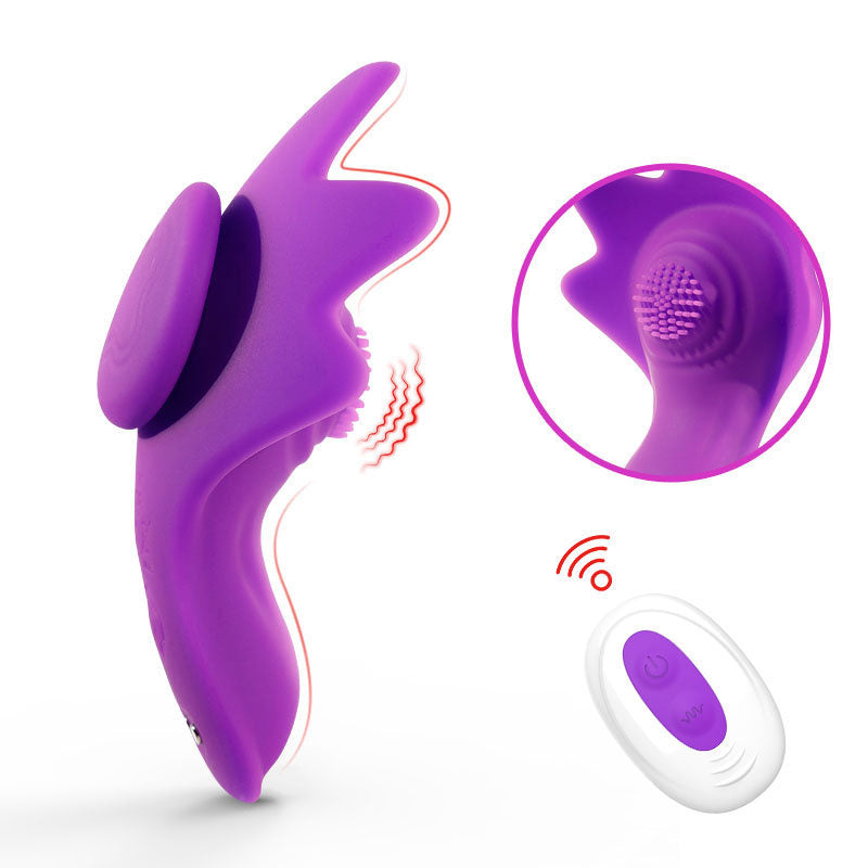 WONDEBLISS Sunflower wearable clitoral massager with wireless remote control
