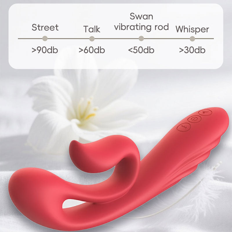 50db.jpg <50dB quiet operation - Wondebliss Swan Vibrator for discreet home use