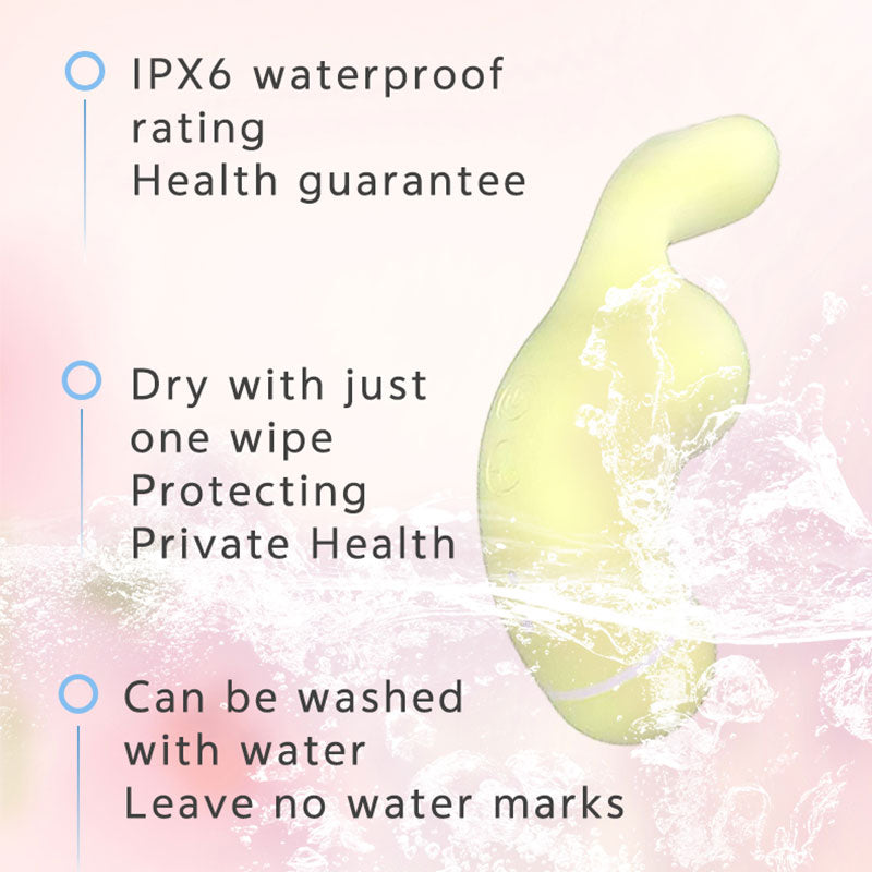 WONDEBLISS Tiimmy rabbit clitoral stimulator IPX6 waterproof splash-proof test