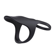 WONDEBLISS Triangle cock ring black color side view main product photo