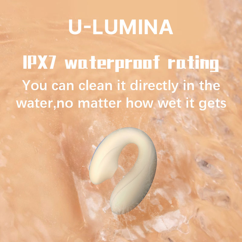 WONDEBLISS U-Lumina clitoral stimulator IPX7 waterproof submersion test