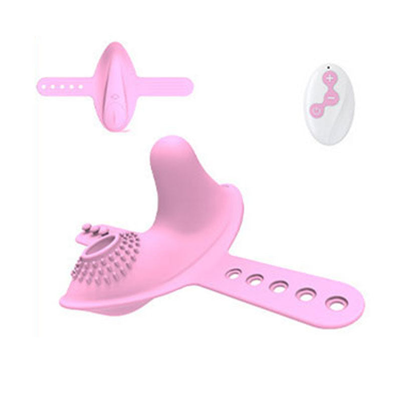 WONDEBLISS Watch-Shape wearable clitoral massager in pink color