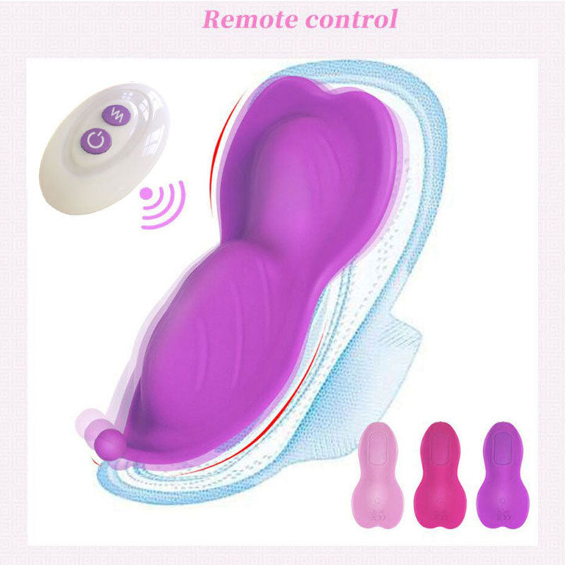 WONDEBLISS Wave Flower wearable massager wireless remote control function demonstration