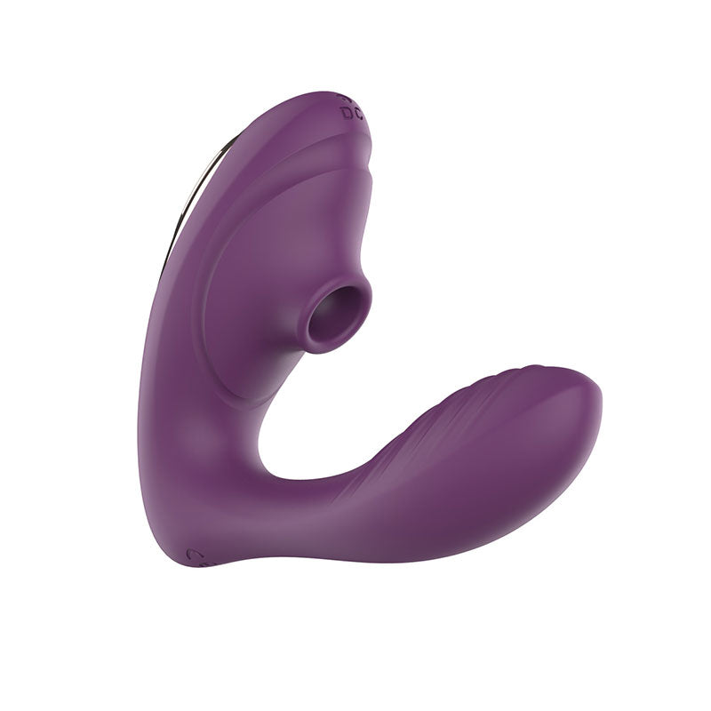 WONDEBLISS Wearable Suction Vibration Massager in Purple