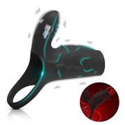 WONDEBLISS Wolf Lock Ring Pro 2 front view, black