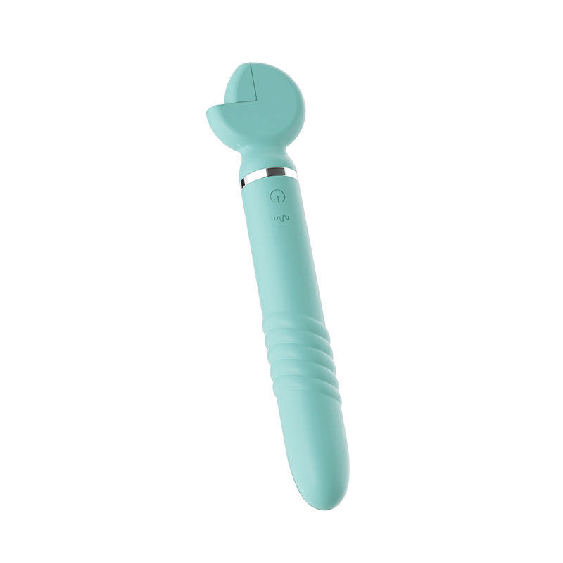WONDEBLISS WrenchVibe G-spot vibrator mint green color detail photo