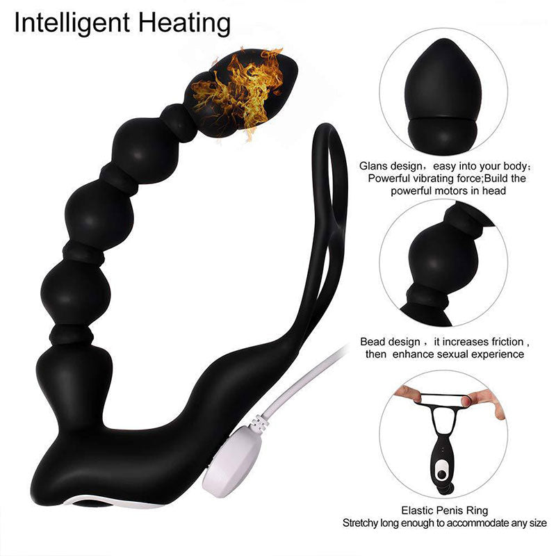 WONDEBLISS Zhenta prostate massager smart heating feature