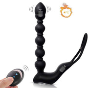 WONDEBLISS Zhenta prostate massager wireless remote control, black